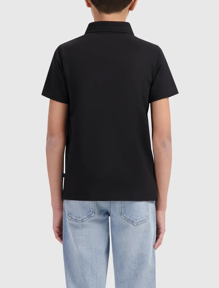 BALLIN JONGENS POLO SHIRT ZWART