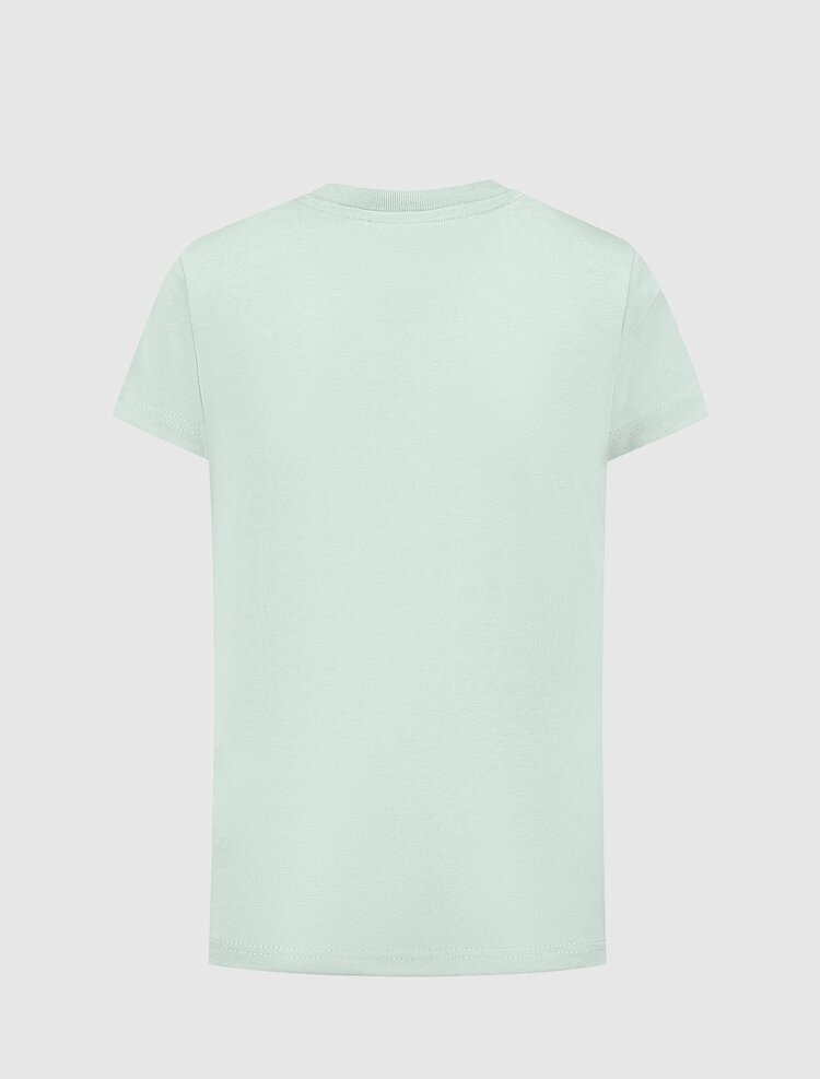 BALLIN JONGENS REGULAR FIT CREWNECK SS T-SHIRT GROEN