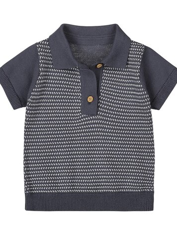 DIRKJE BABY JONGENS POLO BLAUW