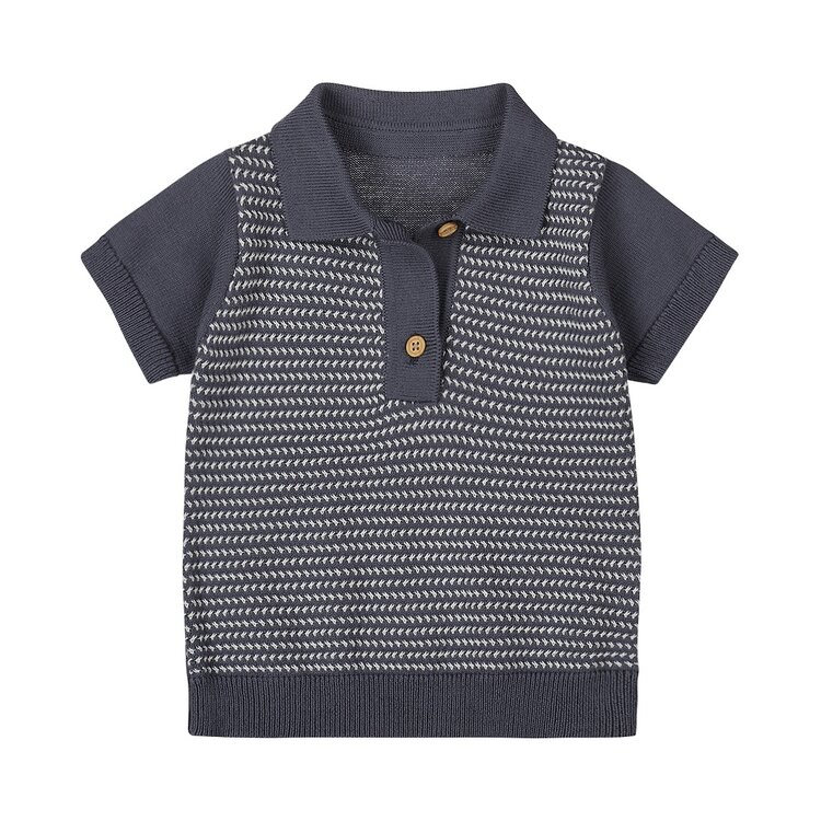 DIRKJE BABY JONGENS POLO BLAUW