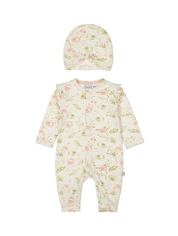 DIRKJE BABY MEISJES SET BOXPAKJE & MUTSJE BLOEMEN
