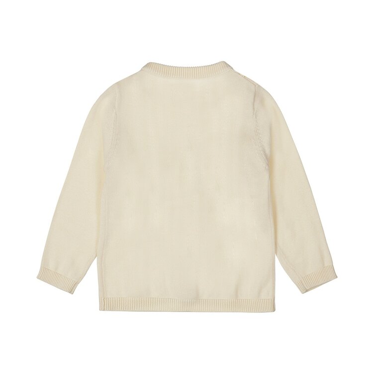 DIRKJE BABY MEISJES VESTJE ECRU