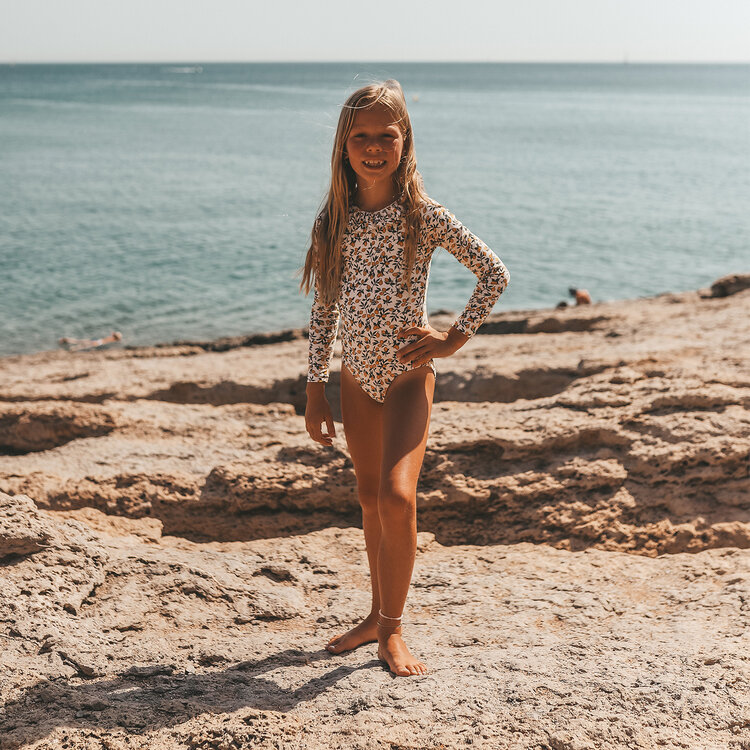 MEISJES BADPAK LEMONS - MOEDER&DOCHTER