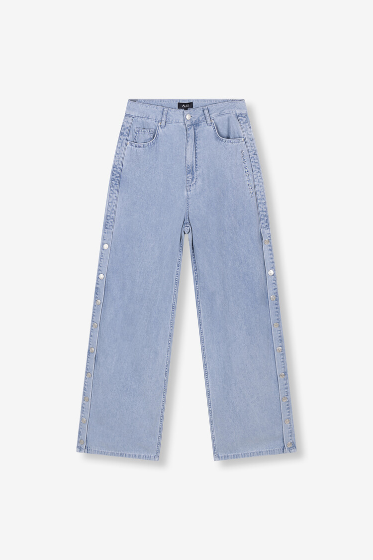 ALIX CHAMBRAY DENIM PANTS