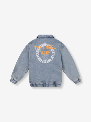 ALIX MINI ALIX  KIDS BOMBER DENIM JACKET