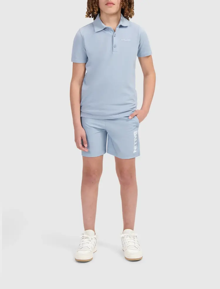 BALLIN JUNIOR DUAL LINE LOGO SWIM SHORTS