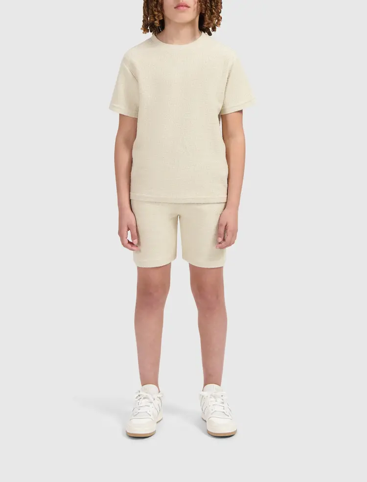 BALLIN JUNIOR BOUCLÉ T-SHIRT BEIGE