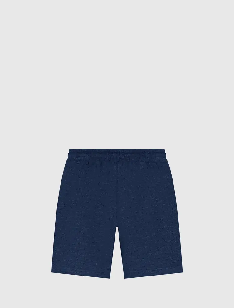 BALLIN JUNIOR ICON BOUCLÉ SHORTS NAVY