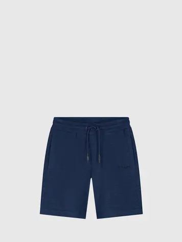 BALLIN JUNIOR ICON BOUCLÉ SHORTS NAVY