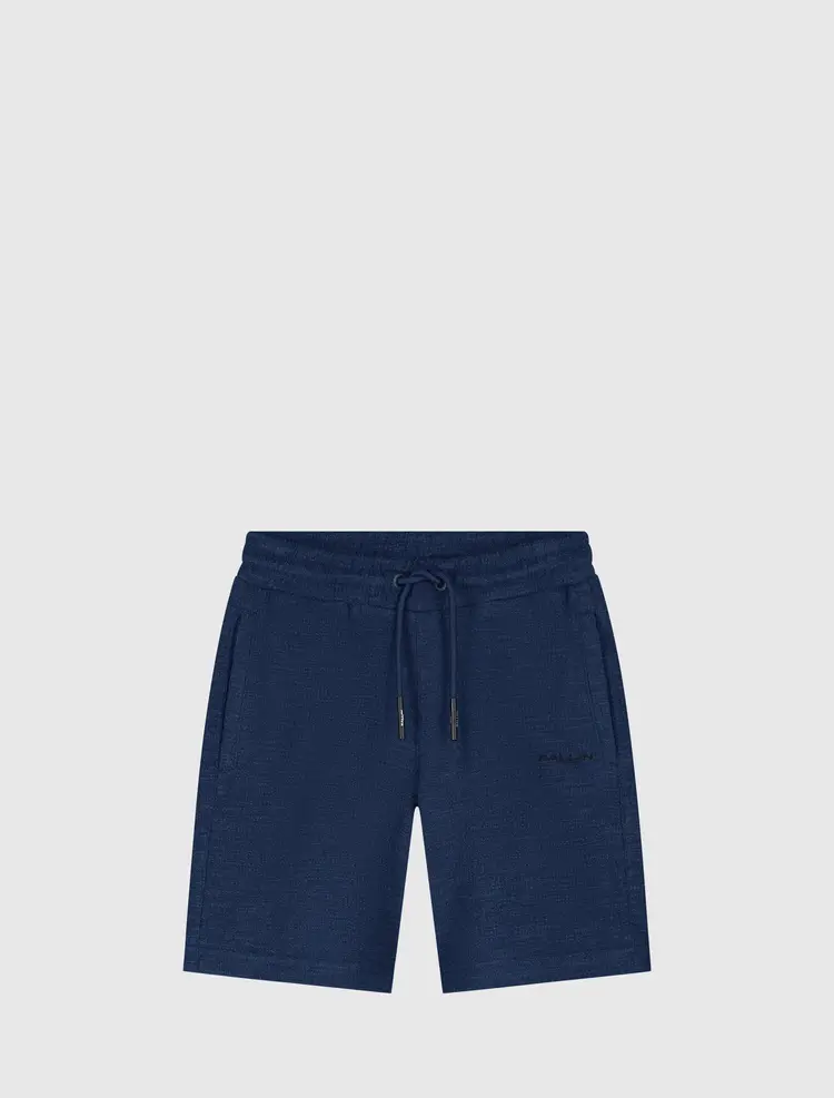 BALLIN JUNIOR ICON BOUCLÉ SHORTS NAVY