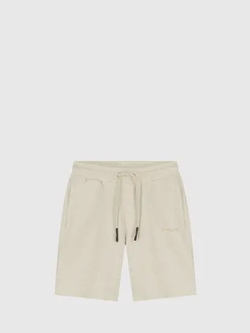 BALLIN JUNIOR ICON BOUCLÉ SHORTS BEIGE