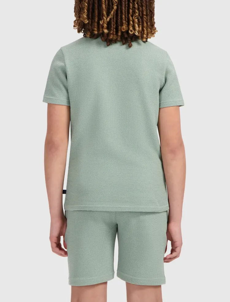 BALLIN JUNIOR WAFFLE EMBROIDERY T-SHIRT