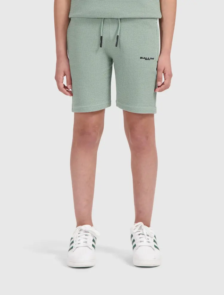 BALLIN JUNIOR WAFFLE LOGO SWEATSHORTS