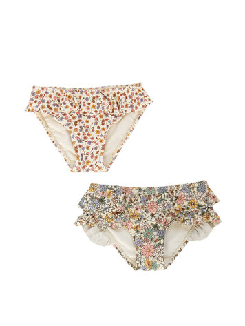 2PACK MEISJES ZWEMBROEKJE FLOWER BUD X SPARKLY FLEURS