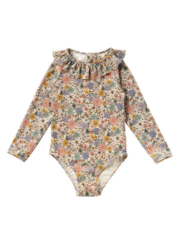 MEISJES BADPAK SPARKLY FLEURS