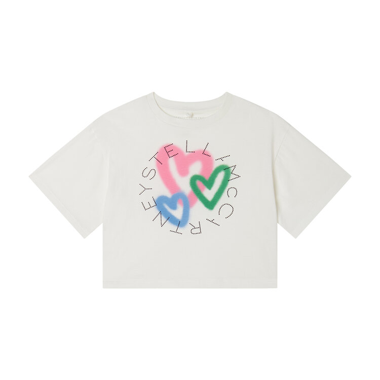 STELLA T-SHIRT GRAFFITI HEARTS