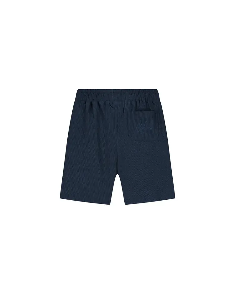 MALELIONS JUNIOR SEERSUCKER SHORTS NAVY