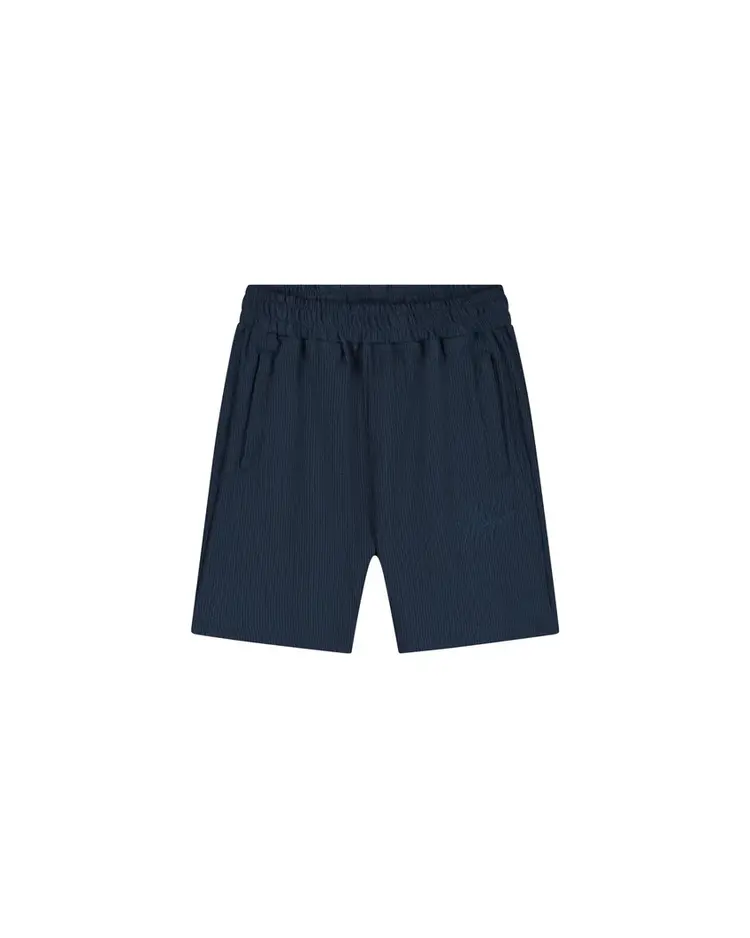 MALELIONS JUNIOR SEERSUCKER SHORTS NAVY