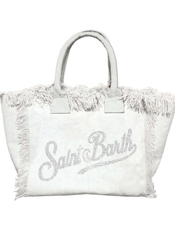 SAINT BARTH TAS VANITY MINI CANVAS STRASS
