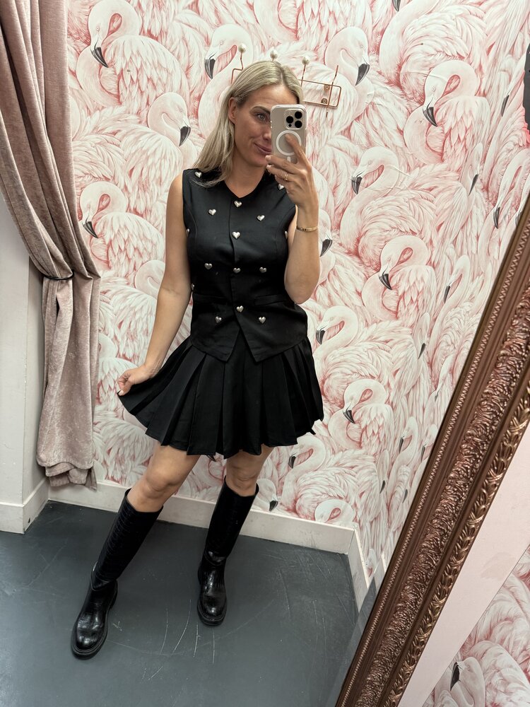 DAMES SET GILET EN ROK