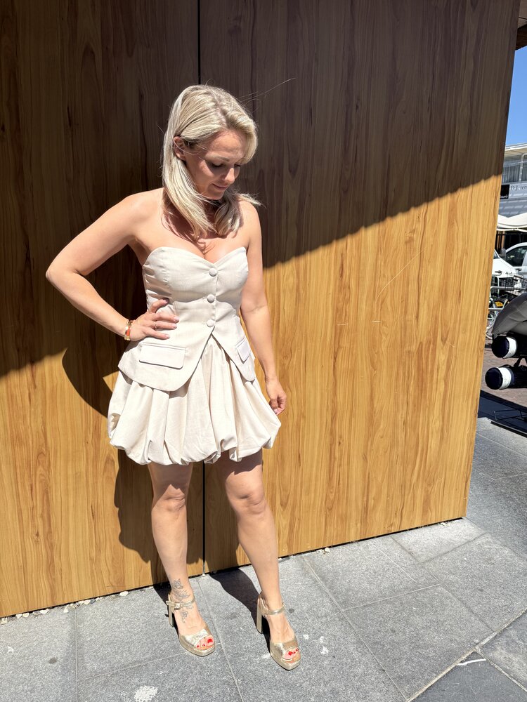 DAMES SET BALLOON BEIGE