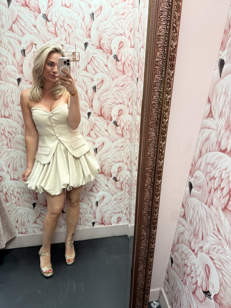 DAMES SET BALLOON BEIGE