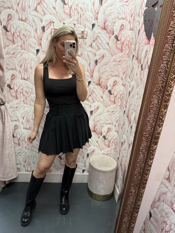 DAMES PLOOIROK ZWART