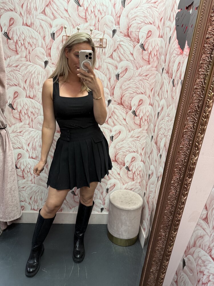 DAMES PLOOIROK ZWART