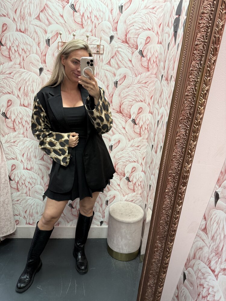 DAMES PLOOIROK ZWART