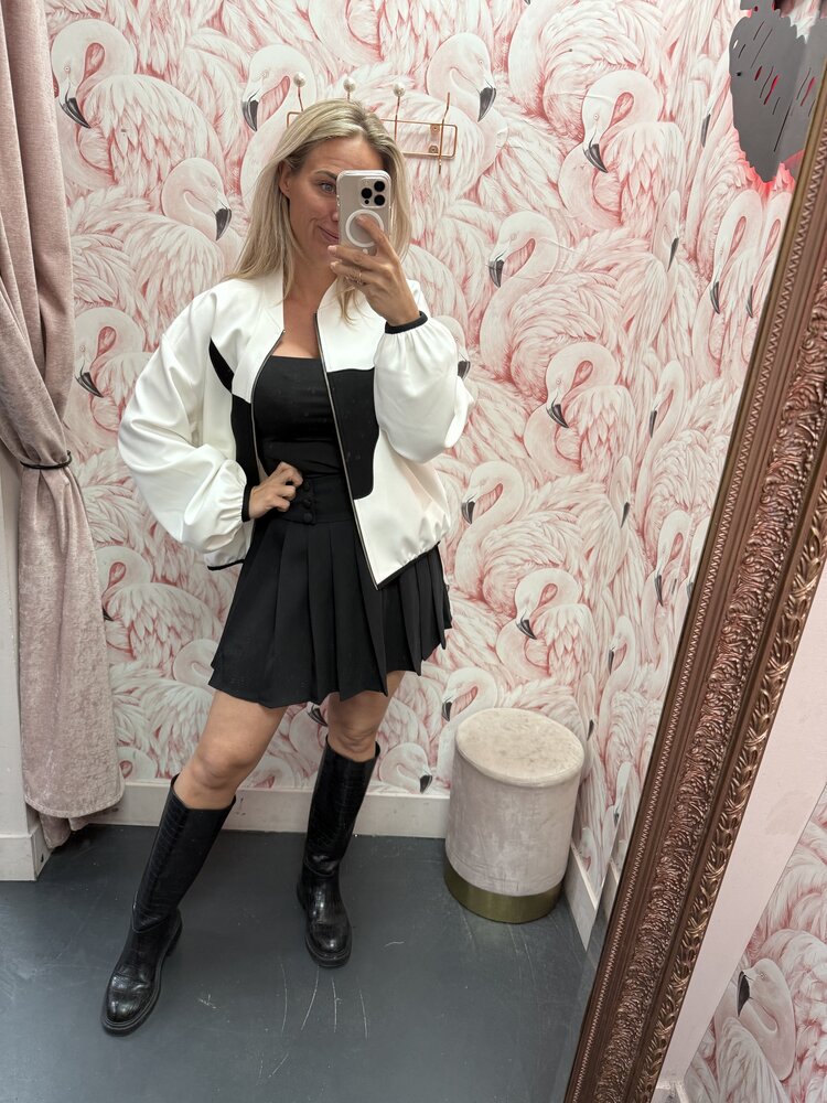 DAMES PLOOIROK ZWART