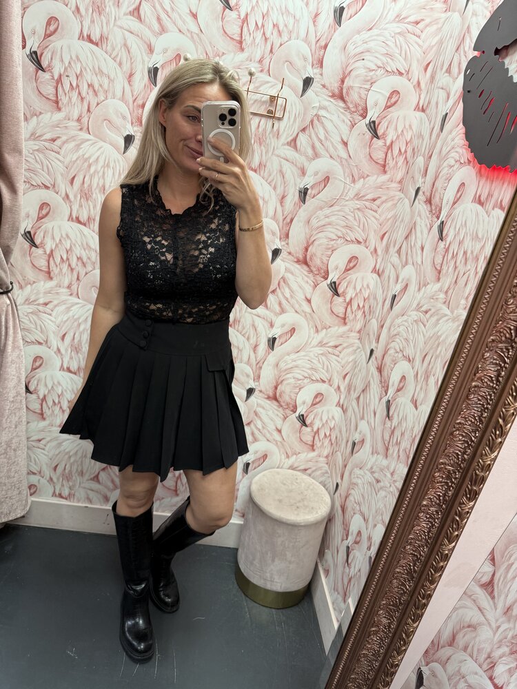 DAMES PLOOIROK ZWART