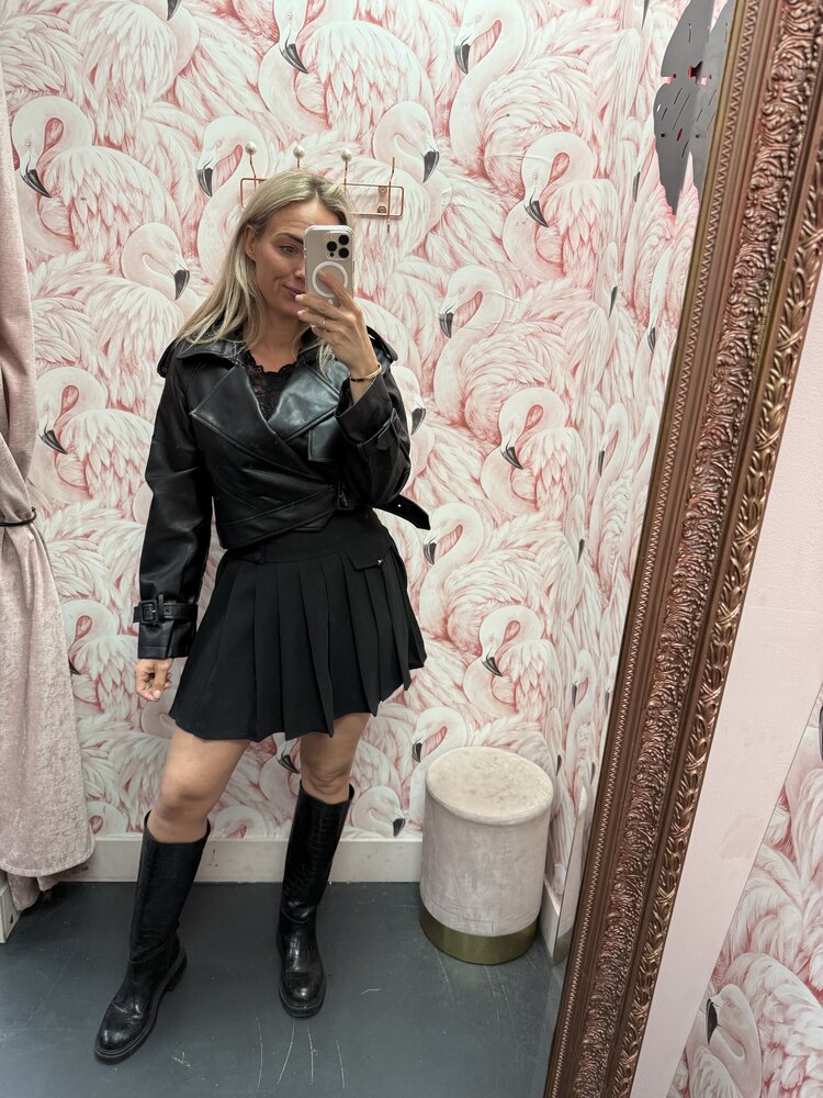 DAMES PLOOIROK ZWART