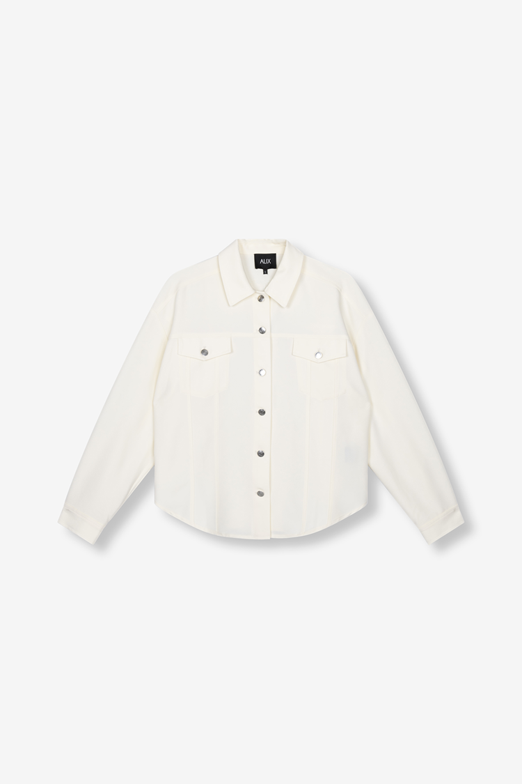 ALIX WOVEN TWILL JACKET