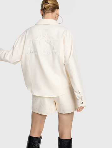 ALIX WOVEN TWILL JACKET