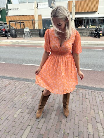 DAMES JURK ORANJE