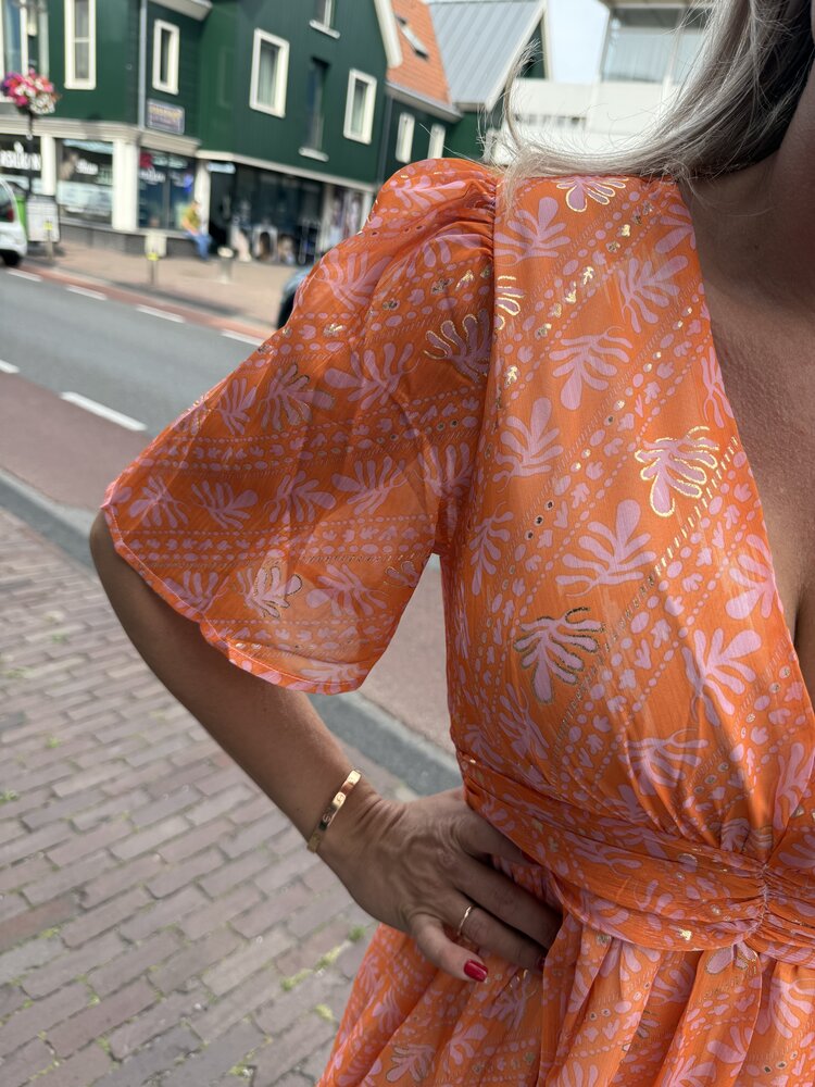 DAMES JURK ORANJE