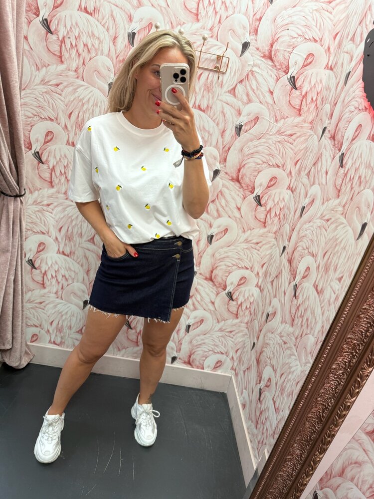 DAMES SPIJKERBROEK /ROKJE