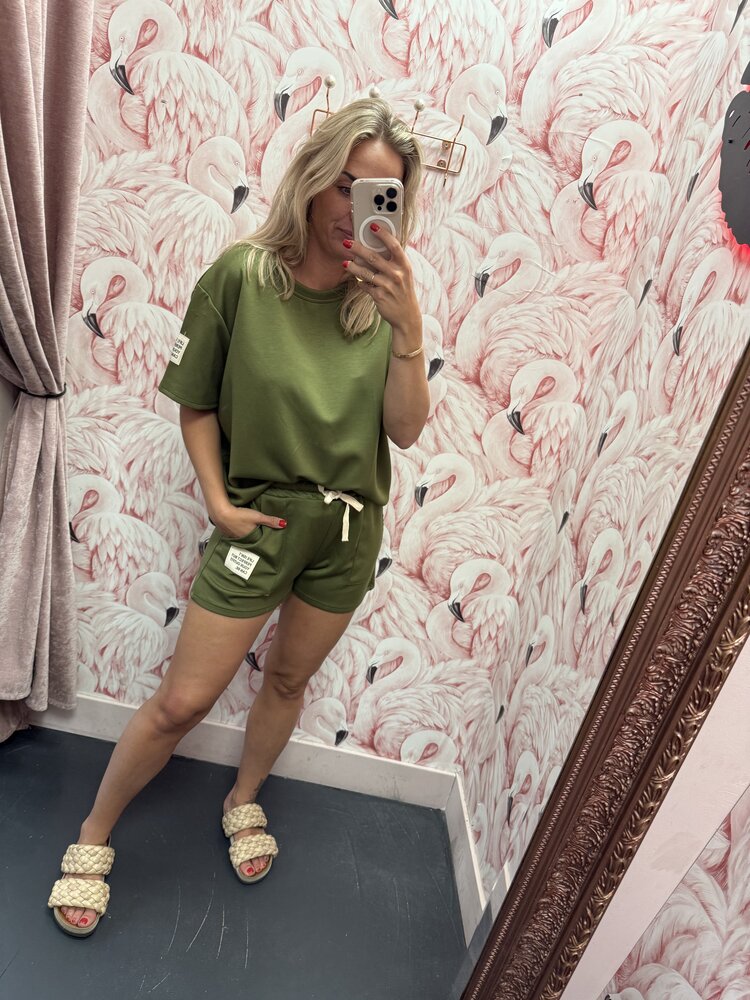 DAMES SET JOGGING KORT