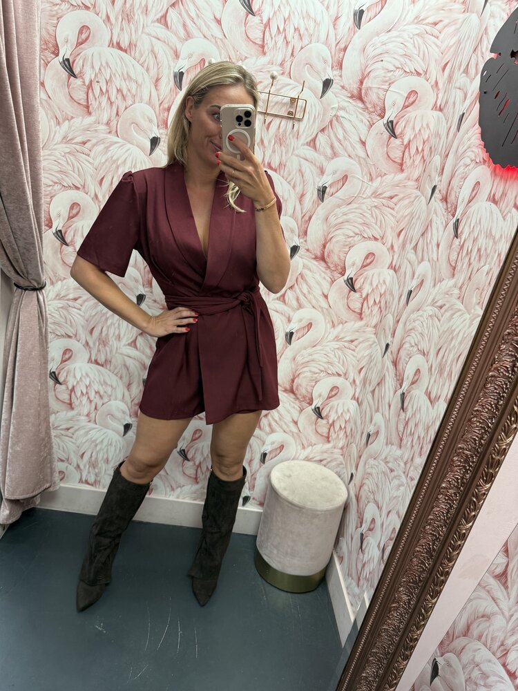 DAMES PLAYSUIT CEINTUUR