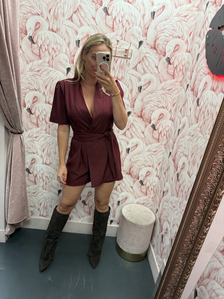 DAMES PLAYSUIT CEINTUUR