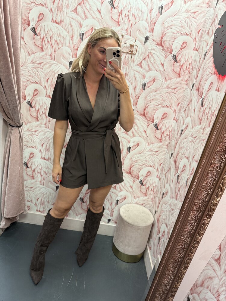 DAMES PLAYSUIT CEINTUUR