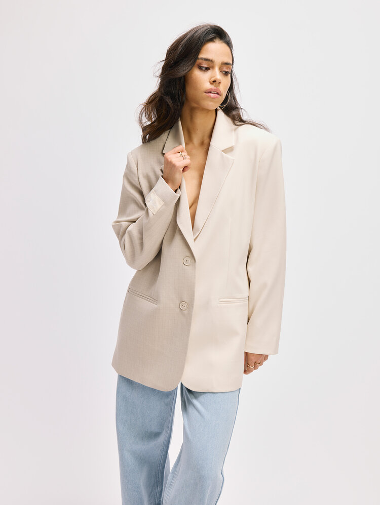 REFINED DEPARTMENT REFINED DEPARTMENT BODI BLAZER BEIGE