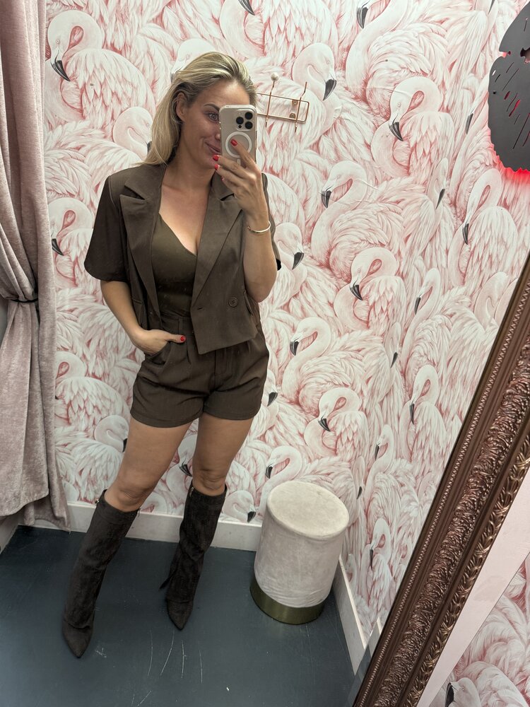 DAMES SET ROXY BRUIN