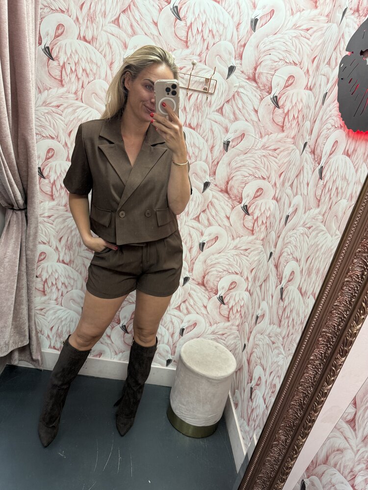 DAMES SET ROXY BRUIN