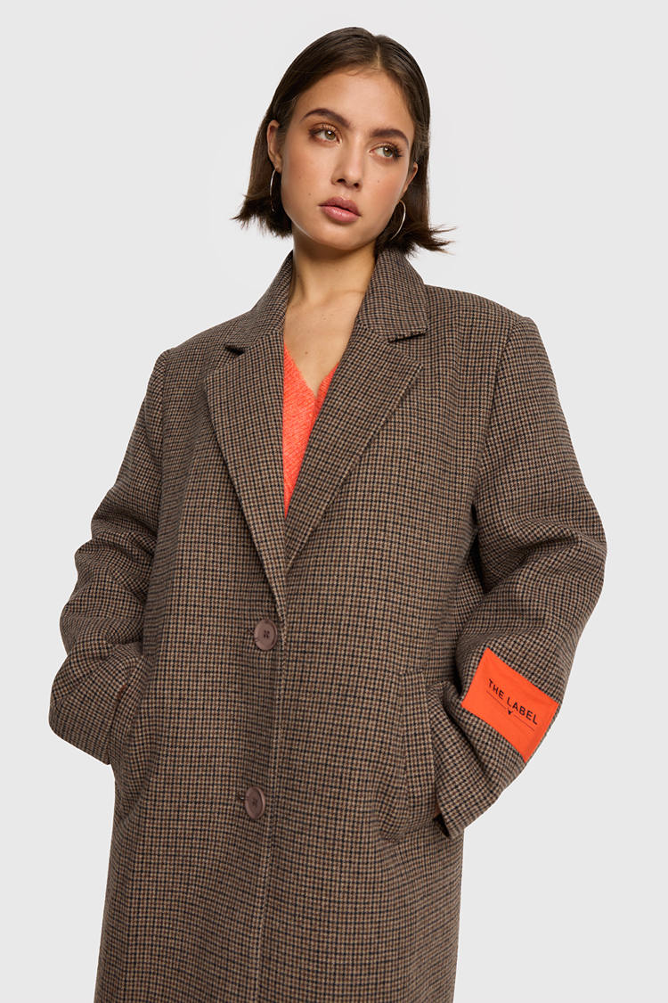 ALIX THE LABEL ALIX CHECKED COAT