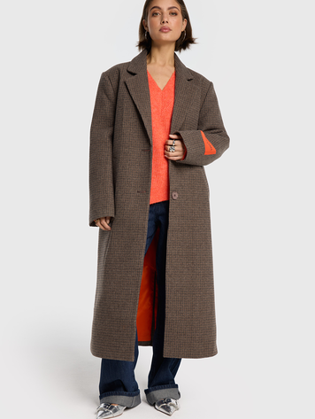 ALIX THE LABEL ALIX CHECKED COAT
