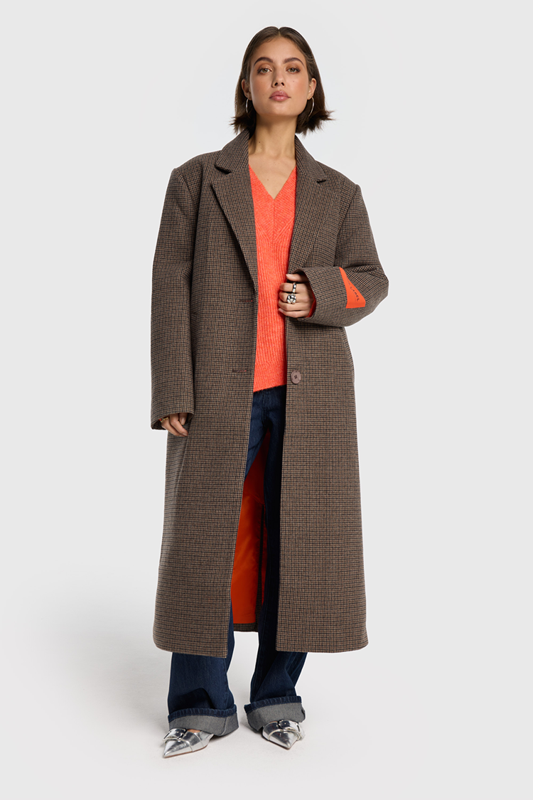 ALIX THE LABEL ALIX CHECKED COAT