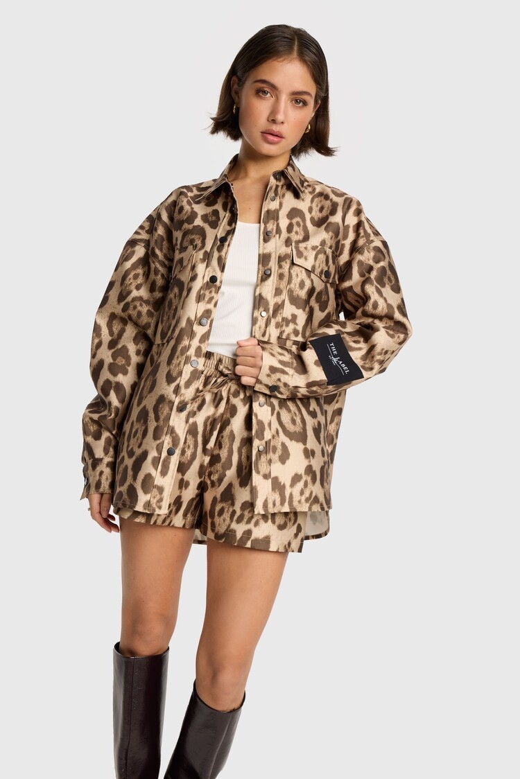 ALIX THE LABEL ALIX JAGUAR OVERSIZED BLOUSE