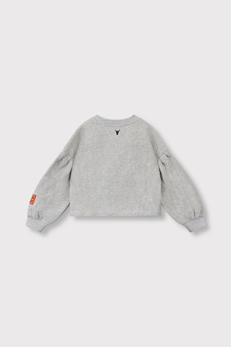 ALIX MINI ALIX MINI STRASS LOGO SWEATER