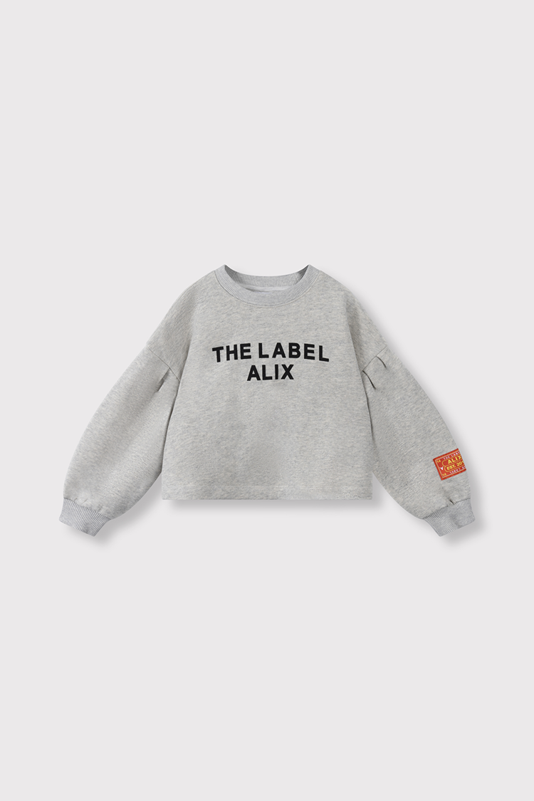 ALIX MINI ALIX MINI STRASS LOGO SWEATER
